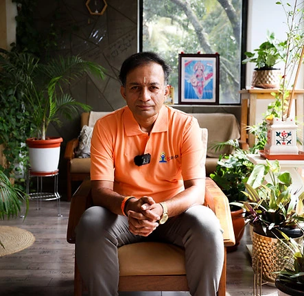 SAY Yoga founder Rajesh Kumar pictured on the official website